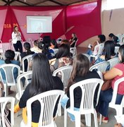 Violência contra a mulher é tema de palestra ministrada em Lagoa da Canoa