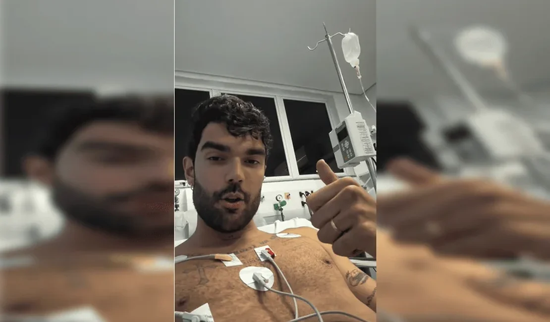 Luan Pereira recebe alta e se pronuncia após passar mal durante show