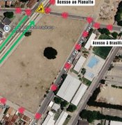 Obras do VLT interditam cruzamento no bairro Brasiliana a partir desta quinta (30)