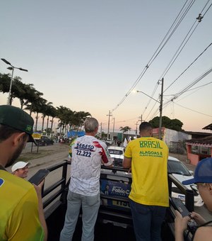 Agenda de Cabo Bebeto e Fábio Costa reúne caravanas e apoiadores no interior de Alagoas
