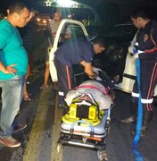 Colisão entre veículo de passeio e carreta deixa um ferido na AL-110 em Arapiraca