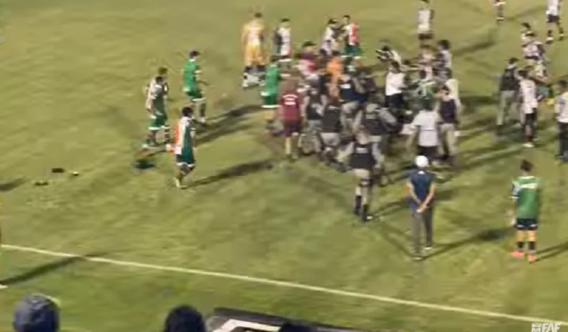 Comissão do ASA age com violência contra jogadores do CSE em final de partida