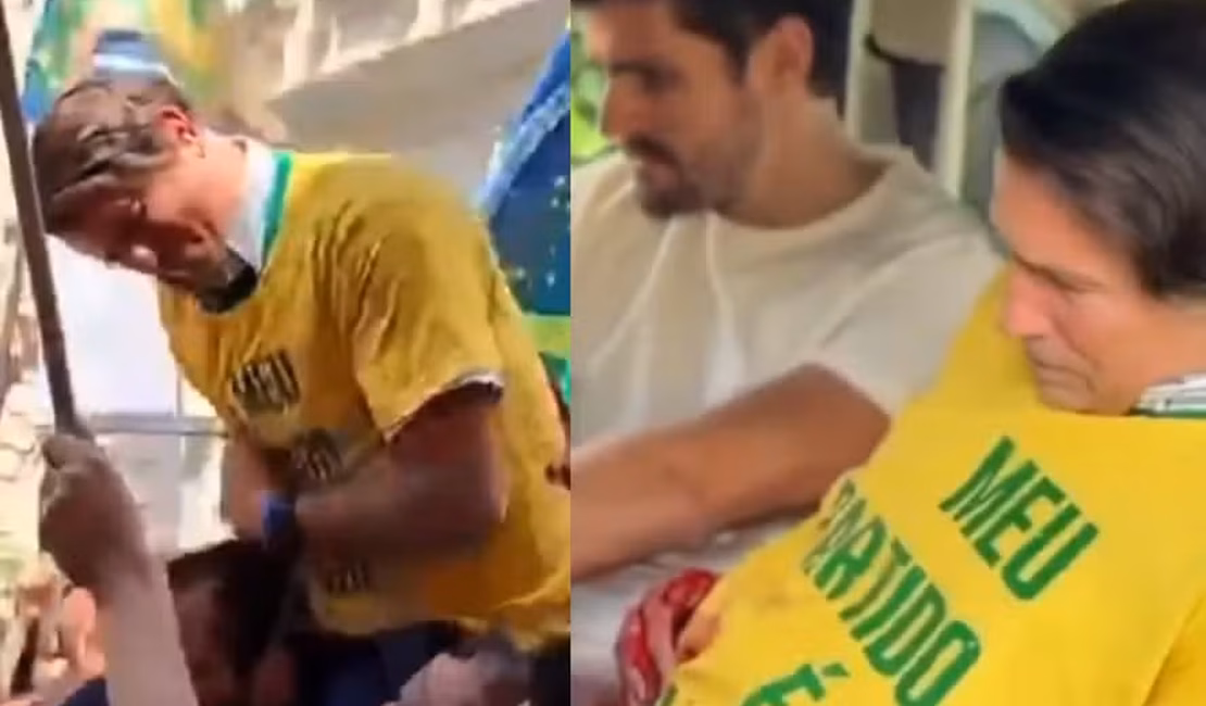 [Vídeo] Cena de facada em filme sobre Bolsonaro vira alvo de piadas nas redes sociais