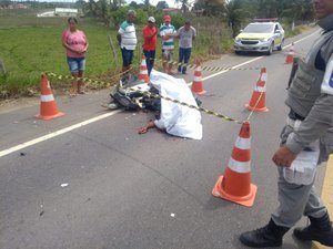 Homem morre em acidente com cinquentinha na AL 220 em Arapiraca