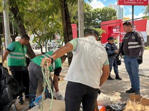 Prefeitura de Maceió remove construções irregulares no Farol e Mangabeiras