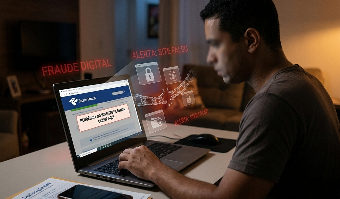 Golpes com Imposto de Renda se intensificam e Receita Federal alerta para fraudes digitais