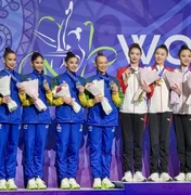 Alagoana Duda Arakaki é destaque em conquista da prata na Copa do Mundo de ginástica rítmica