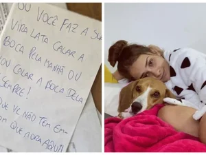 Dona recebe nota com ameaça de morte à sua cadela por causa de latidos