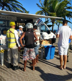 Lei Seca prende condutores embriagados e flagra dois inabilitados em Maceió