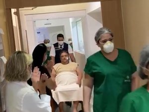 [Vídeo] Primeiro paciente com coronavírus teve alta em UTI de hospital em Maceió 