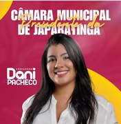Vereadora Dani Pacheco é eleita presidente da Câmara de Japaratinga