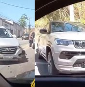 Colisão envolvendo quatro carros deixa trânsito congestionado em Maceió