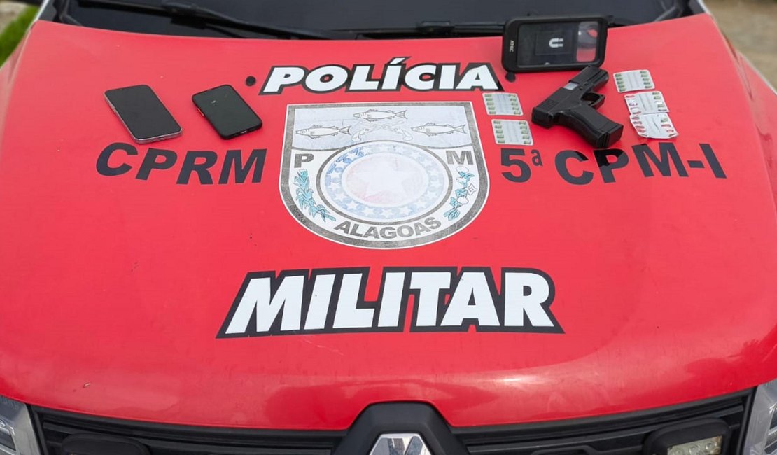 Dupla é detida com simulacro e cápsulas de Rohypnol no Tabuleiro do Martins, em Maceió