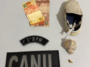 Homem é preso com pedras de crack no bairro Manoel Teles em Arapiraca
