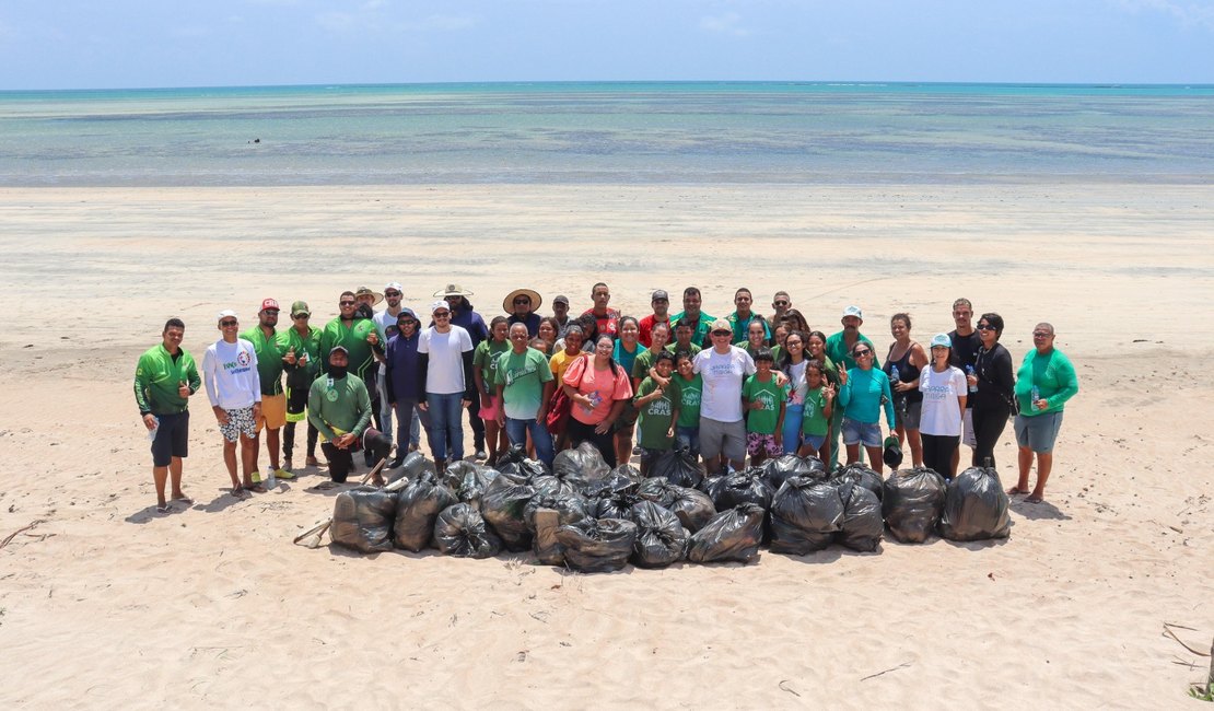 Unidos pelo meio ambiente: Prefeitura e Costa dos Corais promovem mutirão de limpeza em Japaratinga
