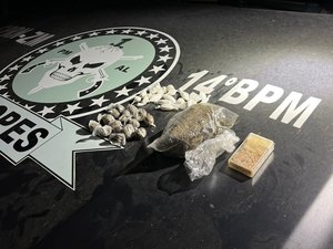 Polícia flagra bando com drogas no município de Colônia Leopoldina