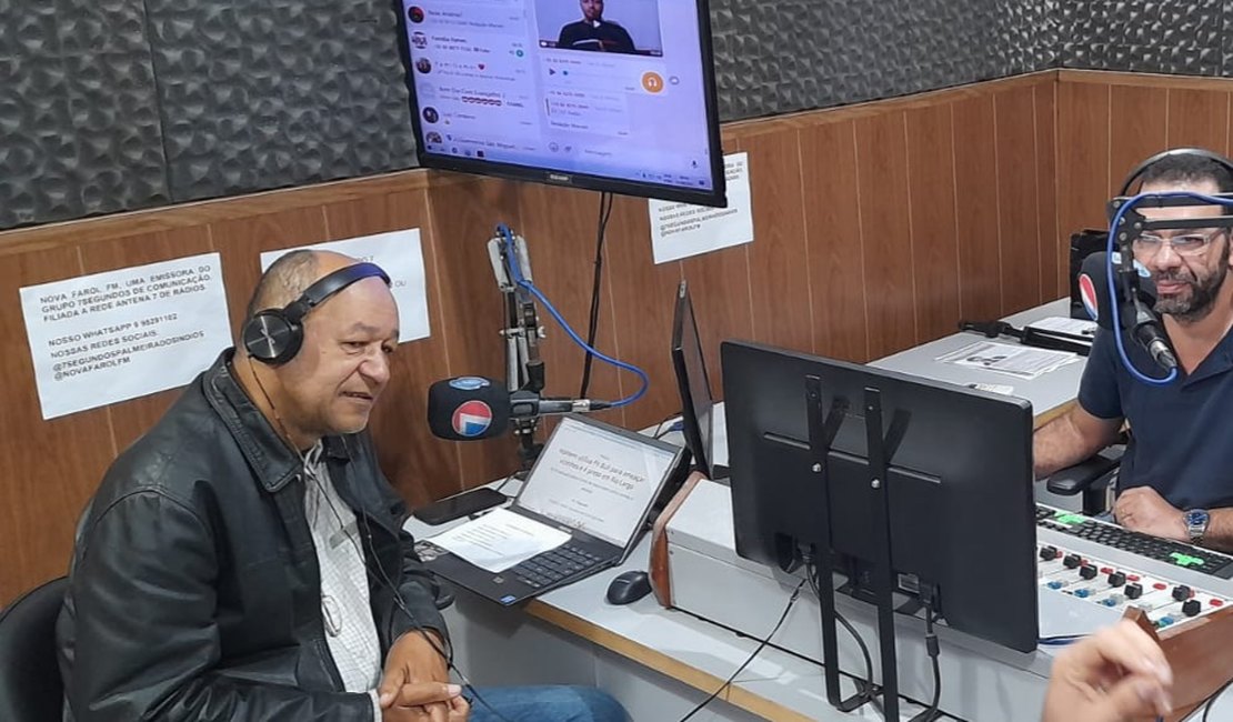 Comunicador Glácio Dória se despede do Jornal do 7 na Nova Farol FM