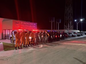Exercício simulado prepara forças de segurança contra crimes em Delmiro Gouveia