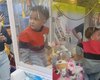 Criança de 4 anos entra em máquina de bichos de pelúcia; ‘Eu fiquei apavorada’, diz mãe