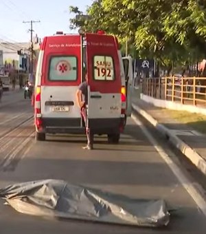 Motociclista morre após acidente em trecho de obra na Av. Fernandes Lima, em Maceió