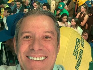 Cabo Bebeto participa do lançamento da candidatura de Flávio Bolsonaro