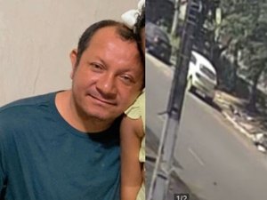 Imagens mostram momento em que carro cai sobre mecânico em Arapiraca