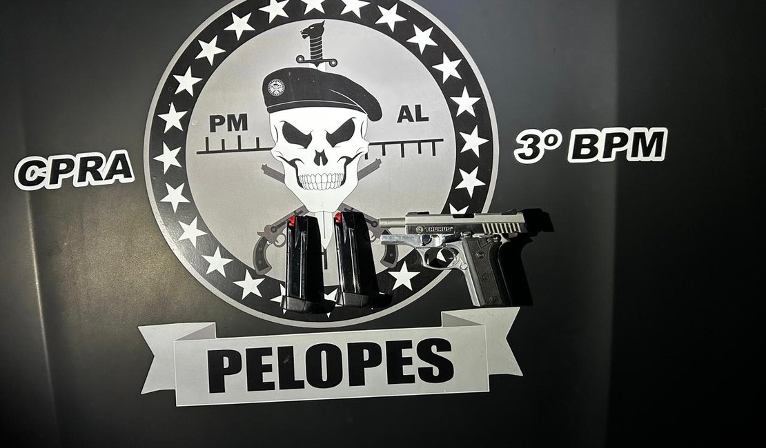 Homem é autuado por porte ilegal de arma após denúncia de disparos em chácara de Craíbas