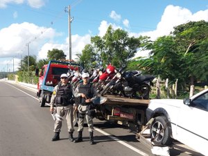 Operação do BPRv retira mais de dez veículos de circulação no Agreste