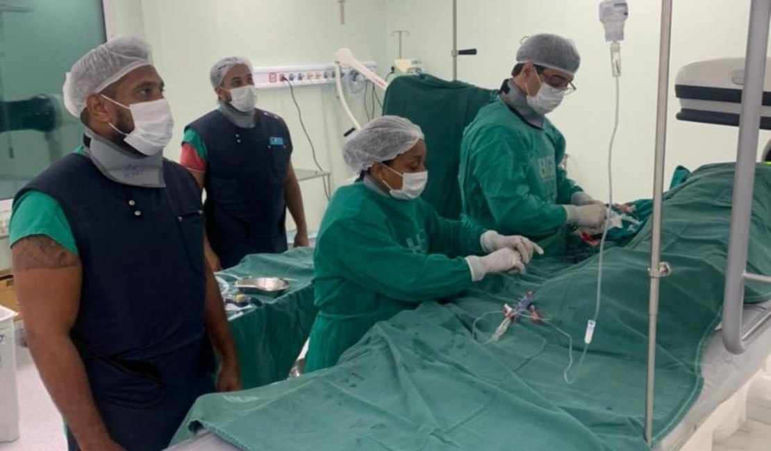 Hospital do Coração registra 100º paciente submetido a cirurgia em máquina de hemodinâmica