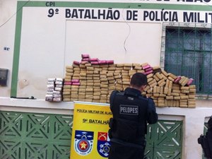 Polícia apreende maconha avaliada em R$ 1milhão