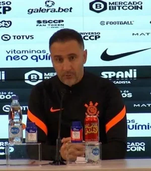 Vítor Pereira revela desgaste por sequência de jogos do Corinthians: 'Raciocínio está mais lento'