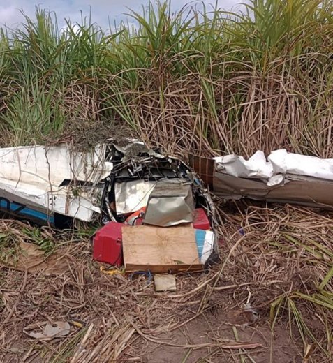 Identificado piloto que morreu em queda de avião com cocaína em Coruripe
