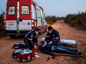 Adolescente é esfaqueado em estrada de terra na zona rural de Taquarana