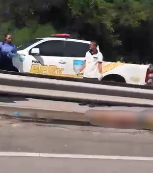 Mulher morre e homem fica ferido após acidente grave em Marechal Deodoro