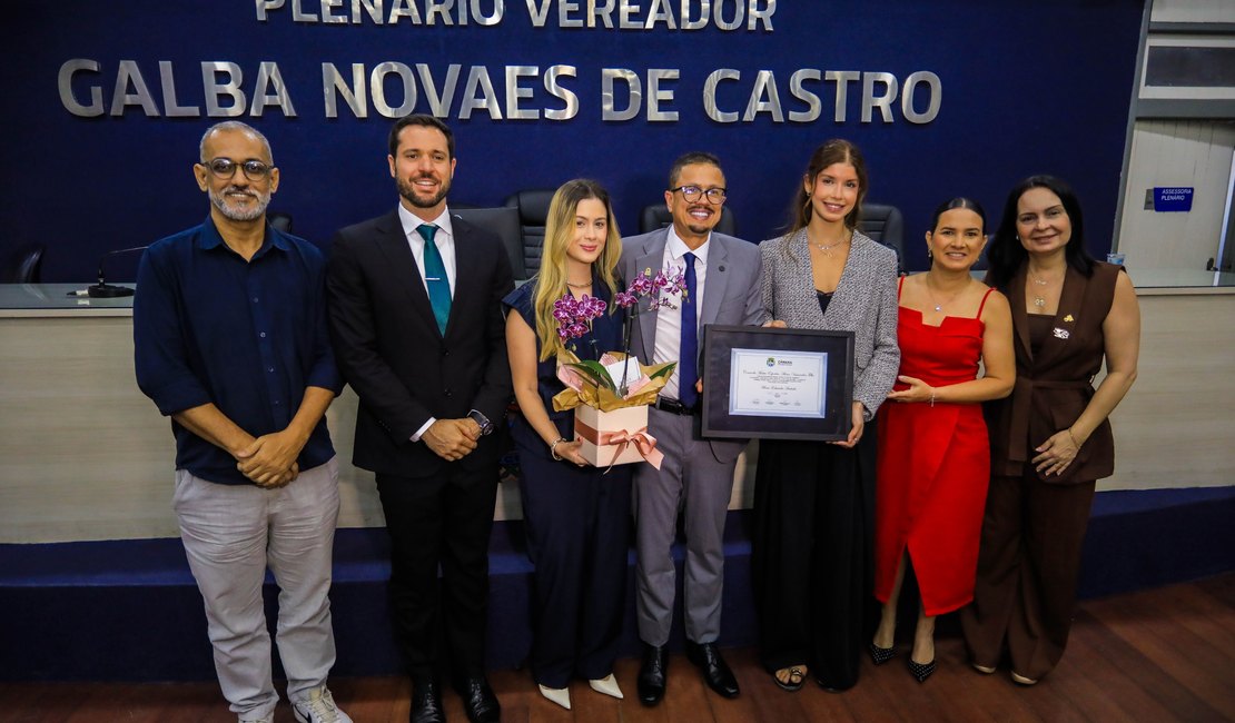 Câmara faz homenagem a Duda Arakaki, alagoana campeã mundial de ginástica rítmica