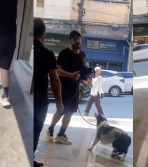 [Vídeo] Homem invade pet shop, rouba cachorro que estava para adoção e deixa funcionários feridos