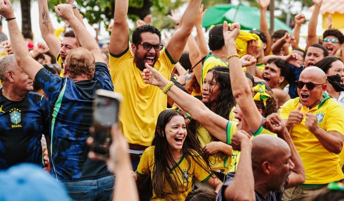 Jogo do Brasil terá transmissão gratuita com programação musical em Maceió