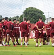CRB finaliza preparação e embarca para duelo contra o Atlético Goianiense pela Série B