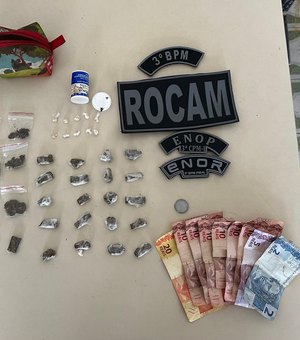Homem é preso com maconha e crack durante operação em Arapiraca
