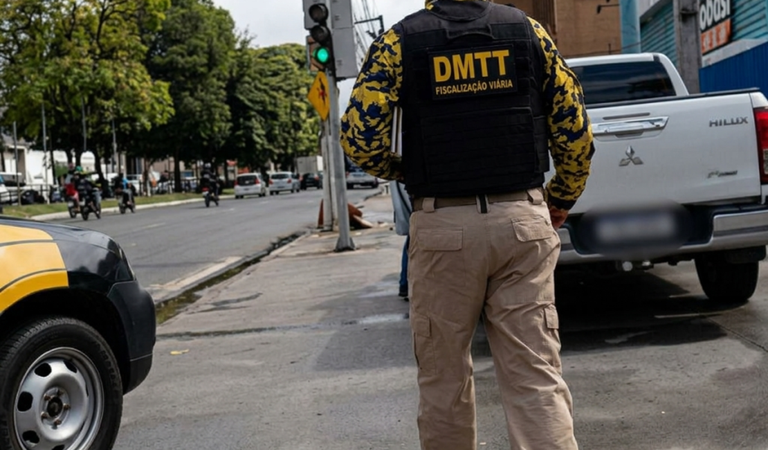 Homem é autuado conduzindo caminhonete com dispositivo luminoso ilegal