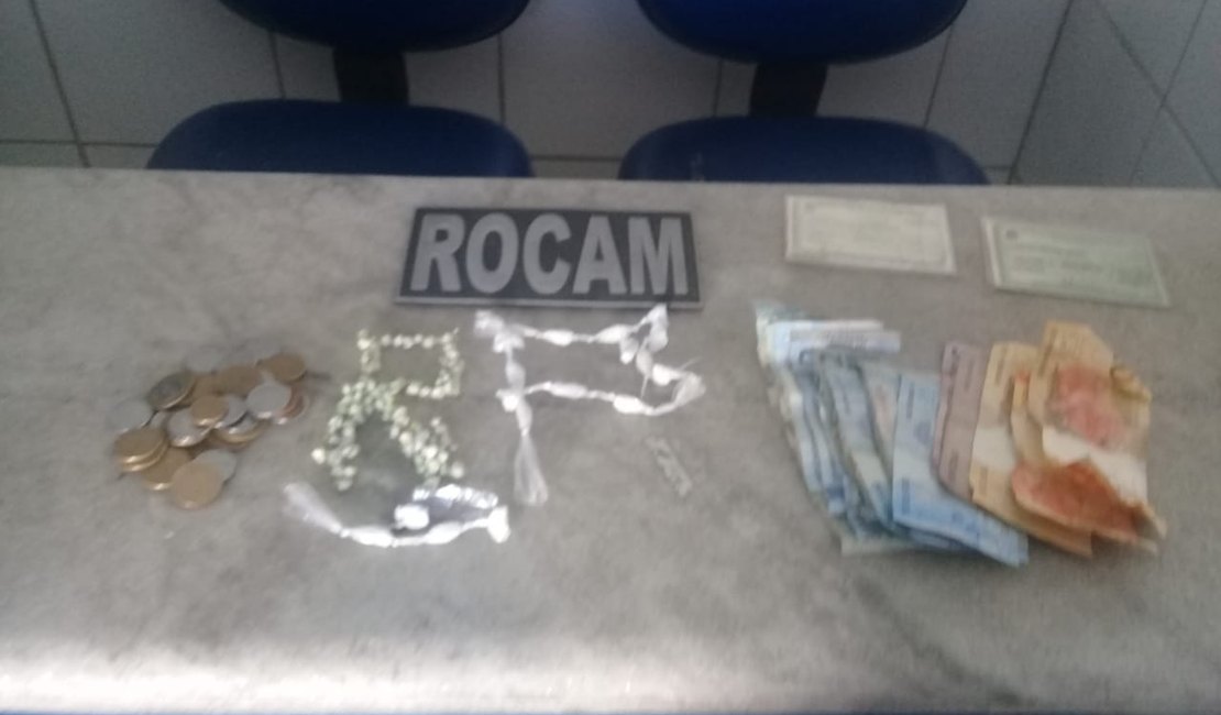 Dupla é presa por tráfico de drogas no Rosane Collor