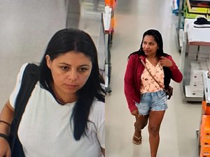Câmera flagra mulheres furtando perfumes em loja do Centro de Arapiraca
