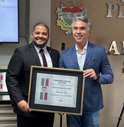 Rafael Brito é homenageado com título de cidadão honorário de Rio Largo
