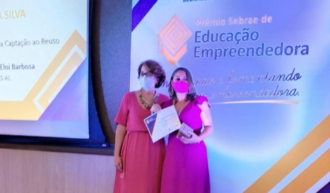 Escola de Palmeira dos Índios concorre a prêmio nacional em projeto do Sebrae Educação Empreendedora