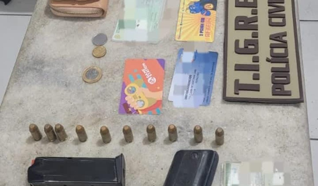 Polícia Civil recupera pistola e munições extraviadas no Pontal da Barra