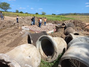 Comunidades da zona rural de Palmeira são beneficiadas com obras de reparo de danos provocados pelas chuvas