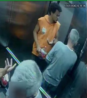 Vídeo mostra suspeito interagindo com vizinho após arremessar amigo de prédio em Maceió