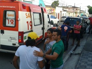 Mulher é atropelada no Bairro Ouro Preto