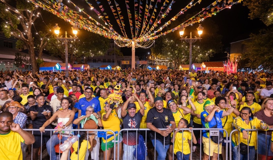 São João Massayó transmite jogo do Brasil e reúne torcida nesta quarta-feira (24)