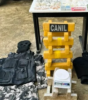 Munições, 26 kg de drogas e roupas camufladas: ﻿'depósito do tráfico' é encontrado em Arapiraca
